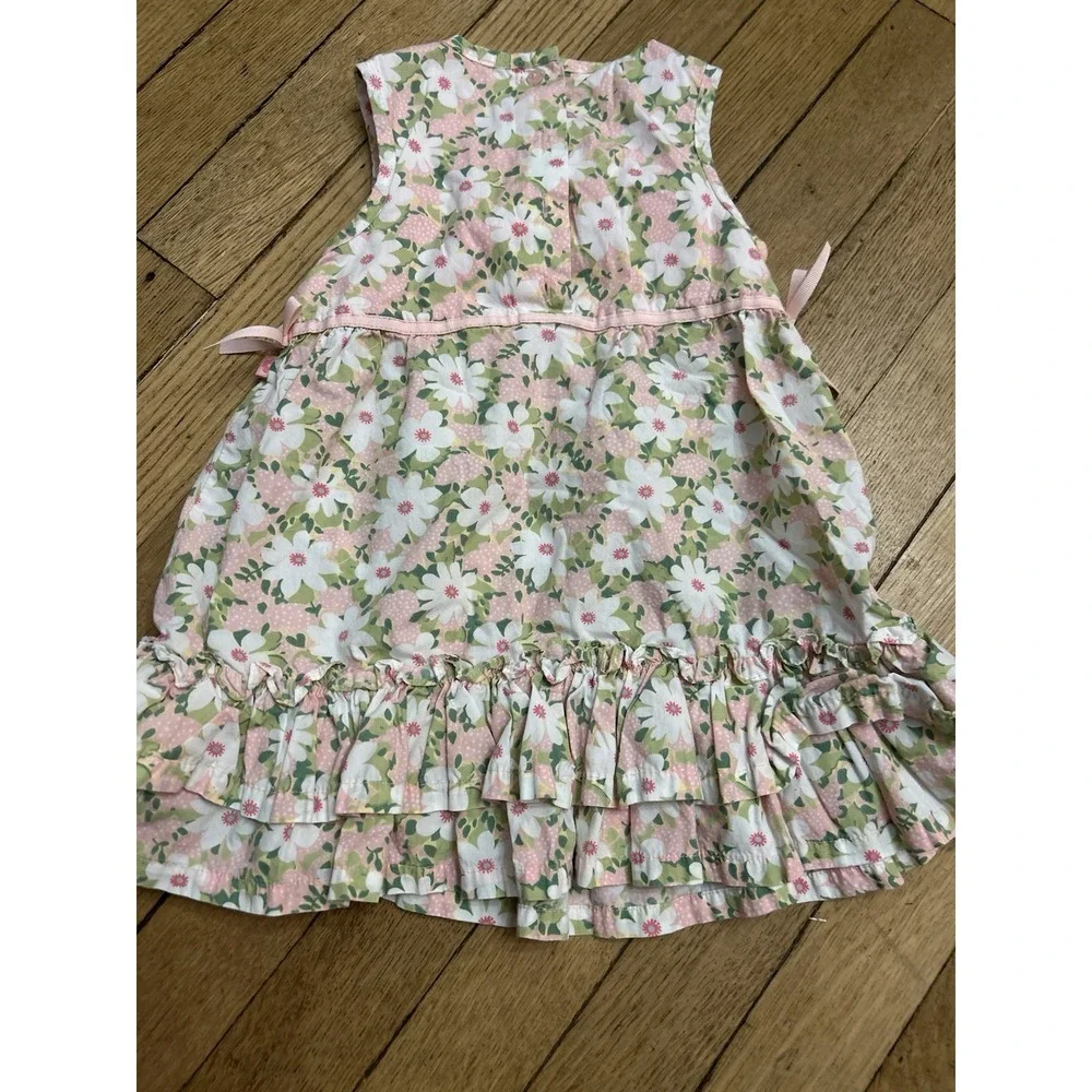 Vintage Osk Kosh Girls 3T Dress Floral Y2K Cottagecore Country Toddler